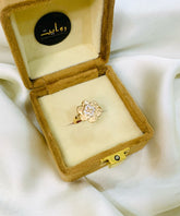 Zircon Ring-66 (Golden)